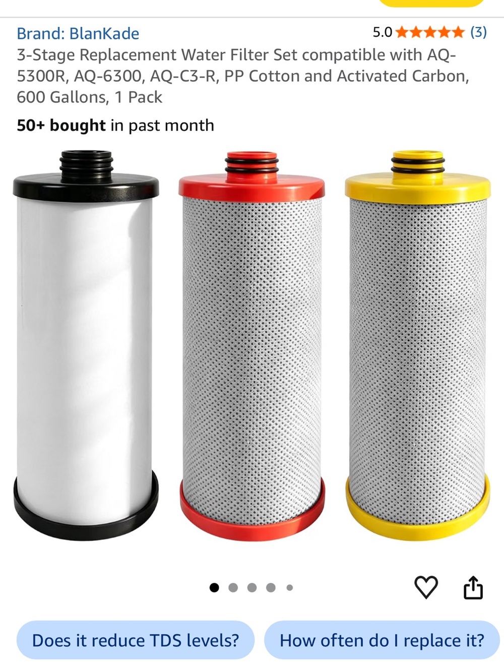 Water Filter Set